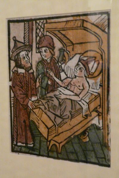Basilius verzorgd door twee joodse artsen.