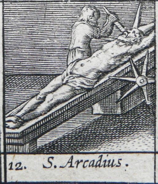 Foltering van Arcadius Vindplaats?
