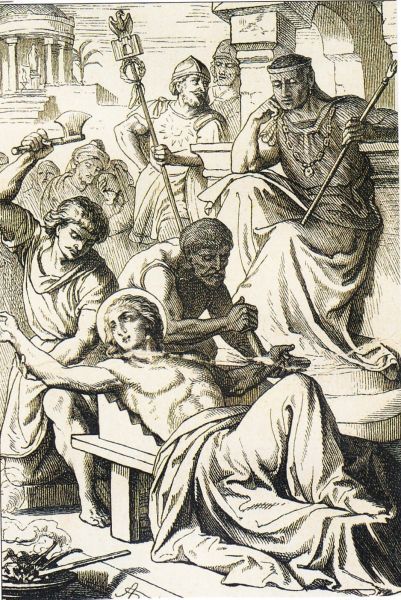 Foltering van Arcadius Vindplaats?