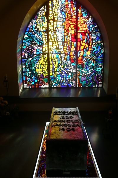 Graf van Arnold Janssen in de St-Michaëlkerk te Steyl, Limburg, Nederland