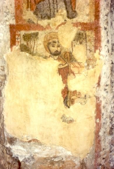 Wandschildering Malta. St-Agatha's catacombes Betreft het hier Publius?.