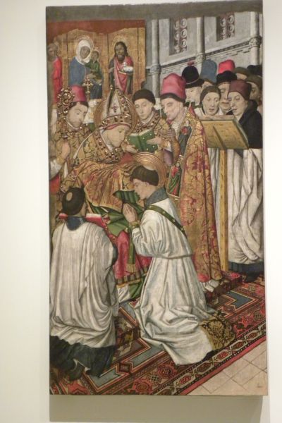 Diakenwijding Vincentius door bisschop Valerius.