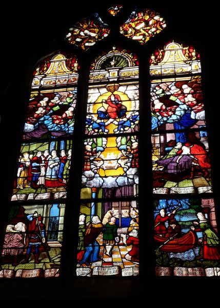 Scènes uit de legendes rond Julianus de Herbergzame.