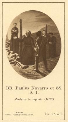 Devotieprentje Pietro-Paulo Navarro sj.