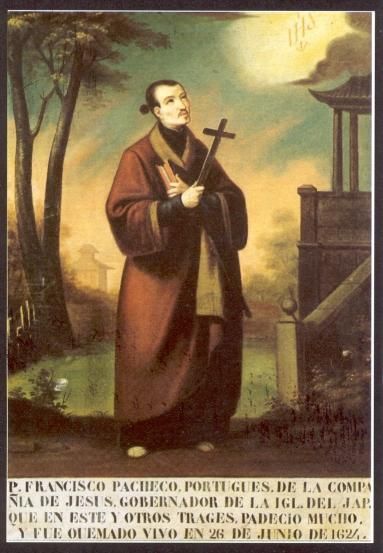 Devotieprent Francisco Pacheco sj.