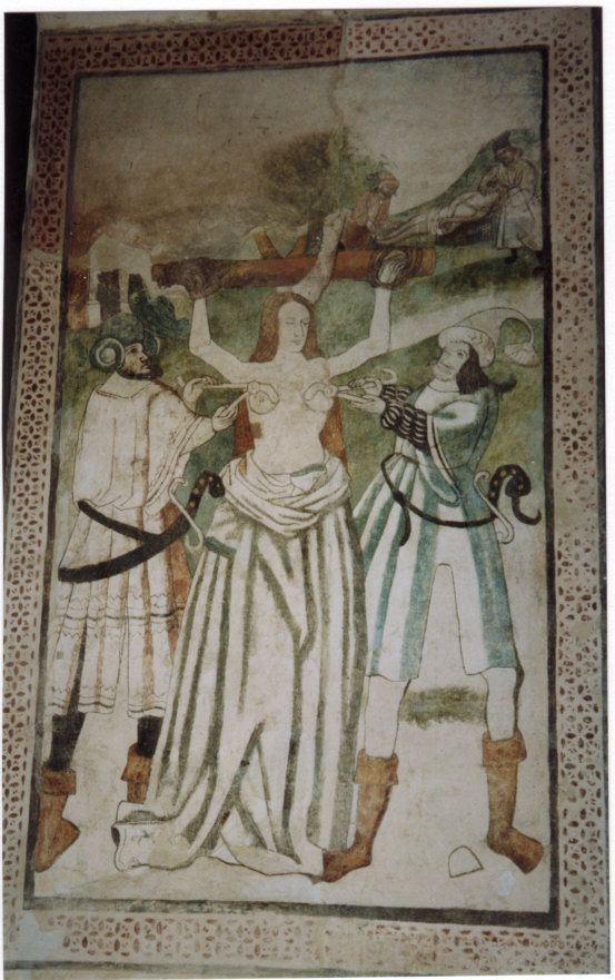 Illustratie Marteldood St. Agatha.