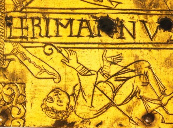 Hermann (aan de voet van Christus?)