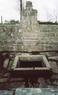 Fontaine Saint-Jaoua. Frankrijk, Plabennec, Plouvien.