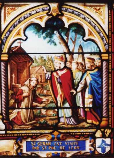 Sint Géran bezocht door Sint Pol de Léon.