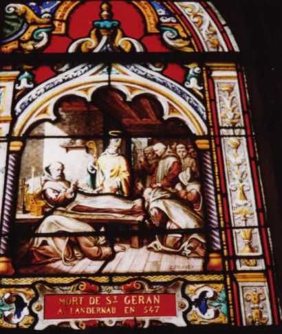 Dood van Sint Géran te Landerneau.