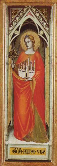 Devotieprentje. Italië, San-Gimignano.
