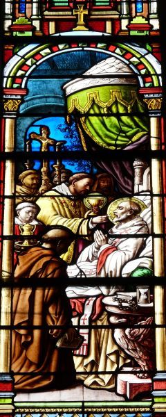 Lubinus ontvangt de laatste sacramenten.