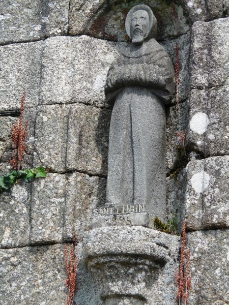 ± 1960(?), steensculptuur. Frankrijk, Bretagne, St-Lubin, St-Lubin