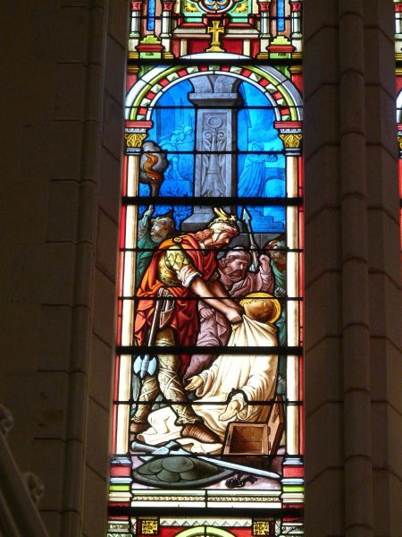 Frankrijk, Bretagne, St-Lumine, Eglise St-Léobin.