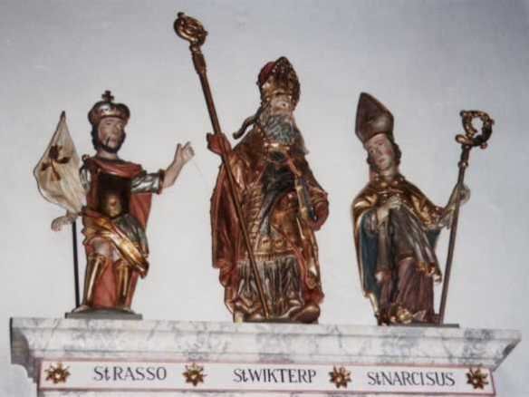 v.l.n.r.: H. Rasso, H. Wikterp, H. Narcissus.