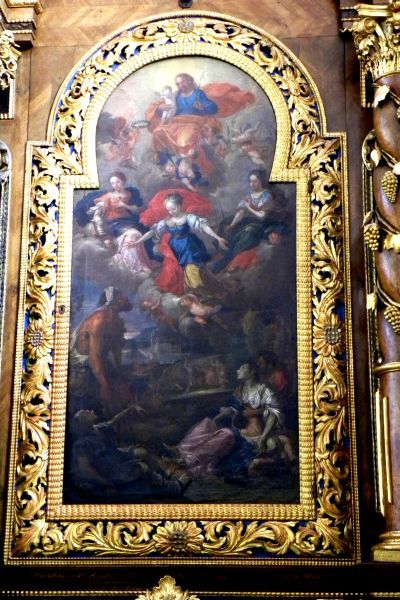 Sint Theodora van Rome als beschermheilige.