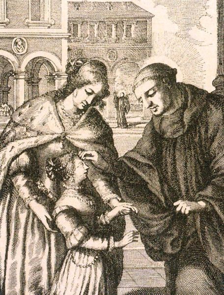 Eustasius geneest Burgundofara Frankrijk