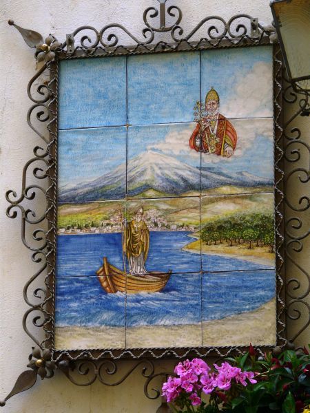 Pancratius vanuit Naxos opweg naar Taormina