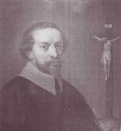 Schilderij. Pastorie kerk Zoeterwoude.