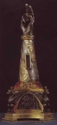 Reliek van St-Adalbert's hand.