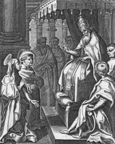 Op Catharina's aandringen keert paus Gregorius XI van Avignon terug naar Rome.