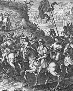 Catharina brengt een missie namens paus Gregorius XI aan Florence tot een goed einde.