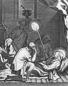 Dood Catharina van Siena.
