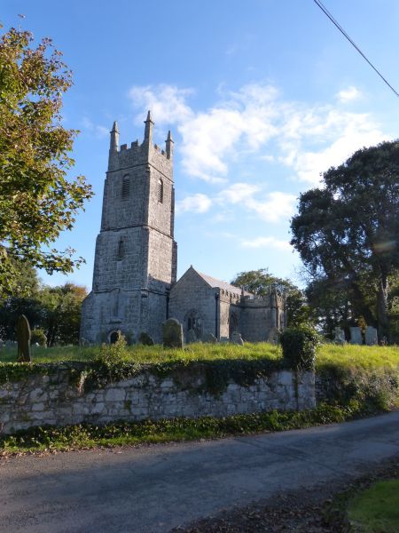 Kerkje van Sint Enoder te St-Enoder, Cornwwall, Engeland
