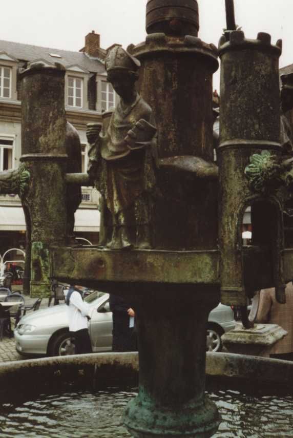 .België, Huy, marktplein.