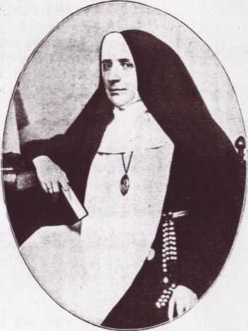 Foto van Klara Fey door een tijdgenote.