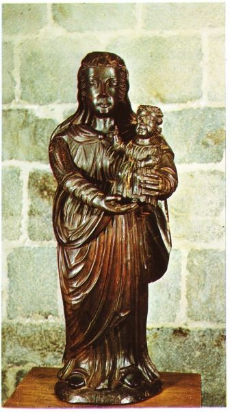 Het miraculeuze donker kleurige Madonnabeeldje te Mauriac