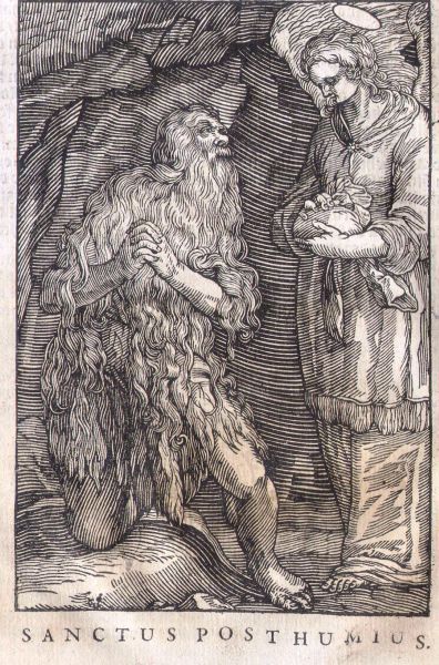 Posthumius (= Pachomius de Jongere) in de Woestijn in: Ere.1654