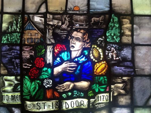 Glas in lood in een boerderij in de buurtschap Zwolle bij Grolle (Zwolle bij Groenlo).