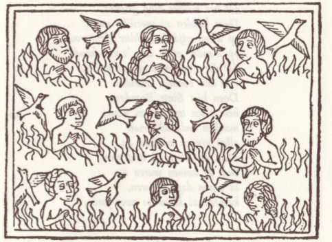 Reproductie uit originele vertelling (Maartje Draak, Bertus Aafjes p. 151).