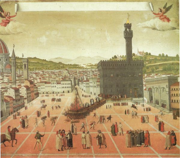 Terechtstelling Savonarola.