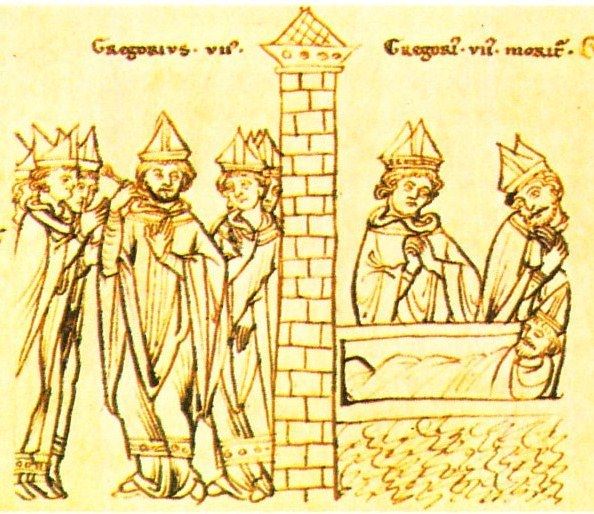 Dood van Gregorius. Italië(?)