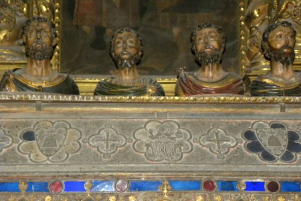 De vier martelaren van Gerona (uitersste rechts: Justus)