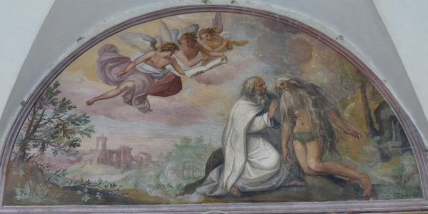 Biddend sterft Onufrius.