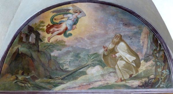 De bron van Onufrius droogt op, zijn dadelpalm valt om en Pafnutius krijgt de raad naar Egypte terug te keren.