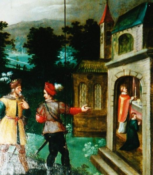 Bedienden verklikken aan haar vader dat Alena toch naar de kerk is gegaan.