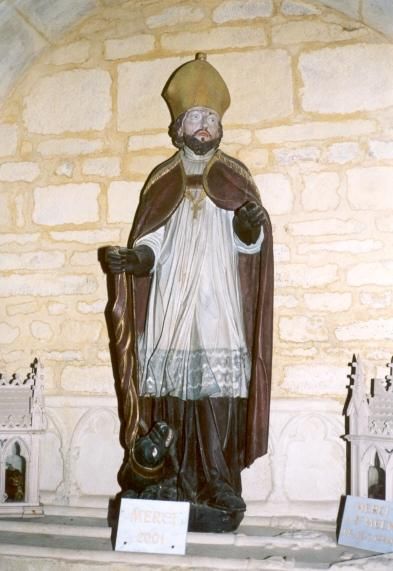 Frankrijk, Bretagne, St-Méen-le-Grand,Abbatiale.