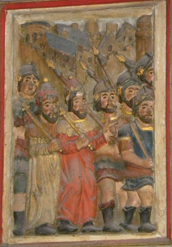 Défilé van Acacius en zijn troepen.