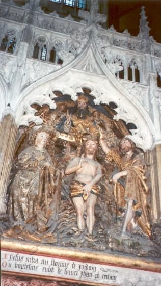 Johannes doopt Jezus (Lukas 3, 21-22).