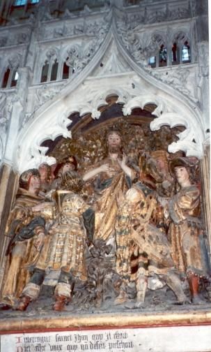 Johannes zegt aan afgezanten van de Farizeeën: "Ik ben de Messias niet " (Johannes 1, 19-23).