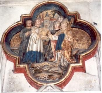 17 december 1206: aankomst van Johannes' reliek in Amiens.