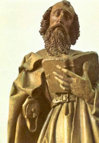 Houtsculptuur.