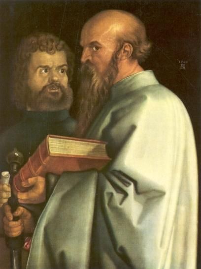 Links Marcus, rechts Paulus.