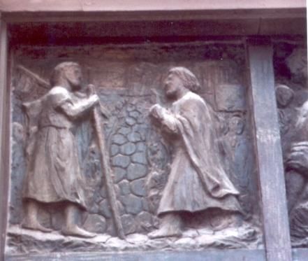 Frankrijk, Parijs,Montmartre, Église St-Pierre. Quo vadis?.