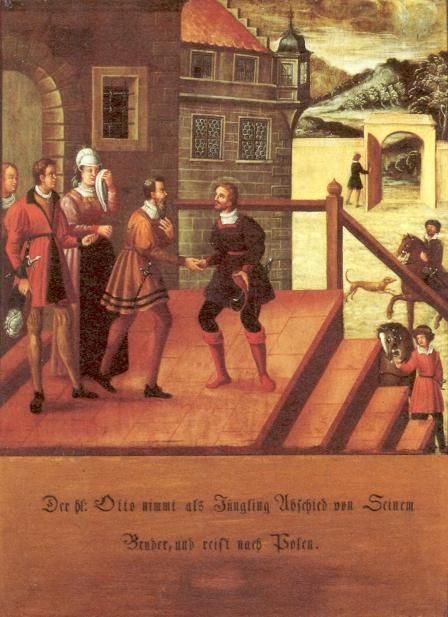 De jonge Otto neemt afscheid van zijn broer en reist naar Polen.