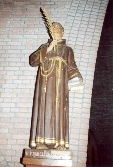 Nederland , Brielle, Bedevaartskerk François de Roye, één van de Negentien Martelaren van Gorkum.
